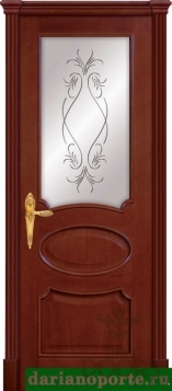 Дверь Оливия стекло - черешня