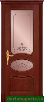 Дверь Оливия стекло - черешня