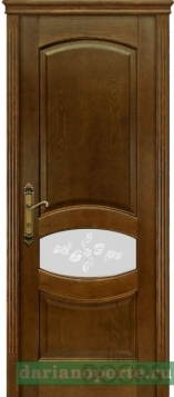 Дверь Махаон стекло - ясень бланко