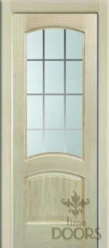 Дверь Бастион стекло - дуб белый