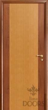 Дверь Комби красное дерево/анегри - глухая