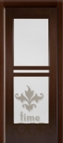 Дверь Квадро стекло - венге