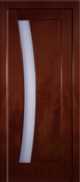 Дверь Вега стекло - миланский орех